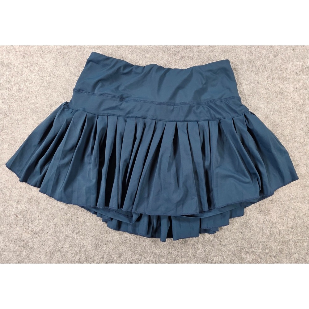 Gold Hinge Teal Pleated Tennis Skirt size Medium Athleisure Athletic Tennis Prep